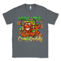 Charcoal Heather Who's your craw daddy Mardi Gras Classic Tee - LillyAllenDesigns