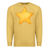 Antique Gold yellow star Premium Sweatshirt - FaDigitalArtStudio