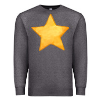 Charcoal Heather yellow star Premium Sweatshirt - FaDigitalArtStudio