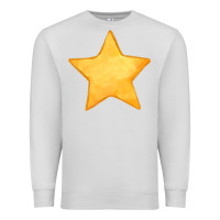 Dove Grey yellow star Premium Sweatshirt - FaDigitalArtStudio
