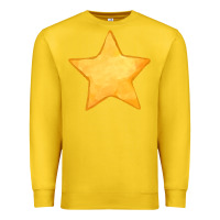 Lemon yellow star Premium Sweatshirt - FaDigitalArtStudio