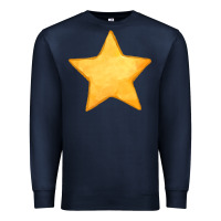 Navy yellow star Premium Sweatshirt - FaDigitalArtStudio