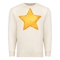 Sandshell yellow star Premium Sweatshirt - FaDigitalArtStudio