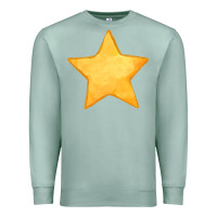 Seafoam yellow star Premium Sweatshirt - FaDigitalArtStudio