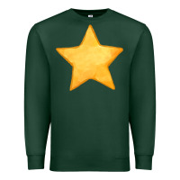 Sports Green yellow star Premium Sweatshirt - FaDigitalArtStudio