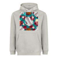 Moon Dust baseball  uniform with turquoise gemstone seamless pattern Heavyweight Hoodie - BundleAndBundleShop
