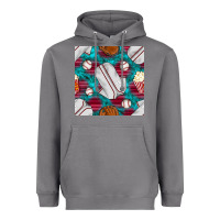 Storm baseball  uniform with turquoise gemstone seamless pattern Heavyweight Hoodie - BundleAndBundleShop