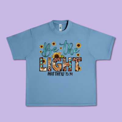 Be The Light Matthew 5 14 Urban Heavy Tee Designed By Jahusdesignshop