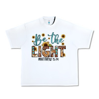 White be the light matthew 5 14 Urban Heavy Tee - JahusDesignShop