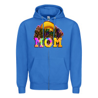 True Royal softball mom Zipper Hoodie - OliviaCreatesArt