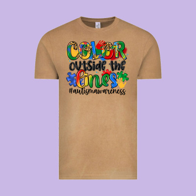 Color Outside The Lines Vintage Tee Designed By Artiststas
