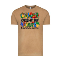 Vintage Camel color outside the lines Vintage Tee - Artiststas