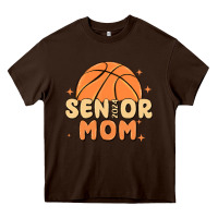 Chocolate Brown senior mom 2024 Heavy Core Tee - MaliasSmallBusiness