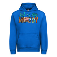 Cobalt Western Just A Little Moody Cow Urban Hoodie - LillyAllenDesigns