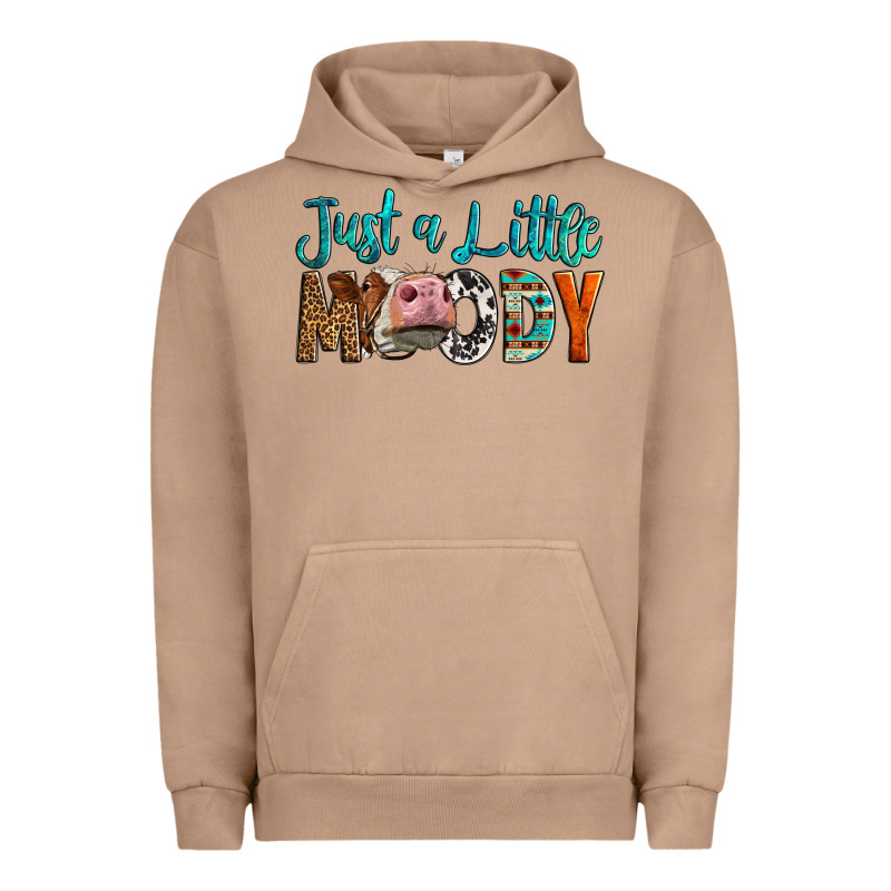 Western Just A Little Moody Cow Urban Hoodie by LillyAllenDesigns | Teevron