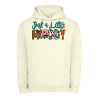 Pigment Pistachio Western Just A Little Moody Cow Urban Hoodie - LillyAllenDesigns