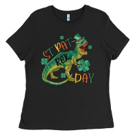 Black st patrex day Ladies Tee - MaliasSmallBusiness