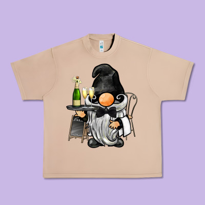Waiter Gnome Urban Heavy Tee Designed By Barkaloodesign