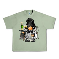 Oil Green waiter gnome Urban Heavy Tee - BarkalooDesign
