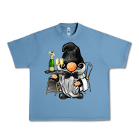 Pebble Blue waiter gnome Urban Heavy Tee - BarkalooDesign