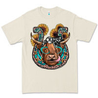 Highland Cow Horseshoe Premium Tee | Teevron