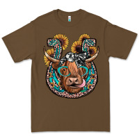 Cacao highland cow horseshoe Premium Tee - JahusDesignShop