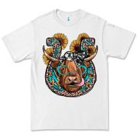 White highland cow horseshoe Premium Tee - JahusDesignShop