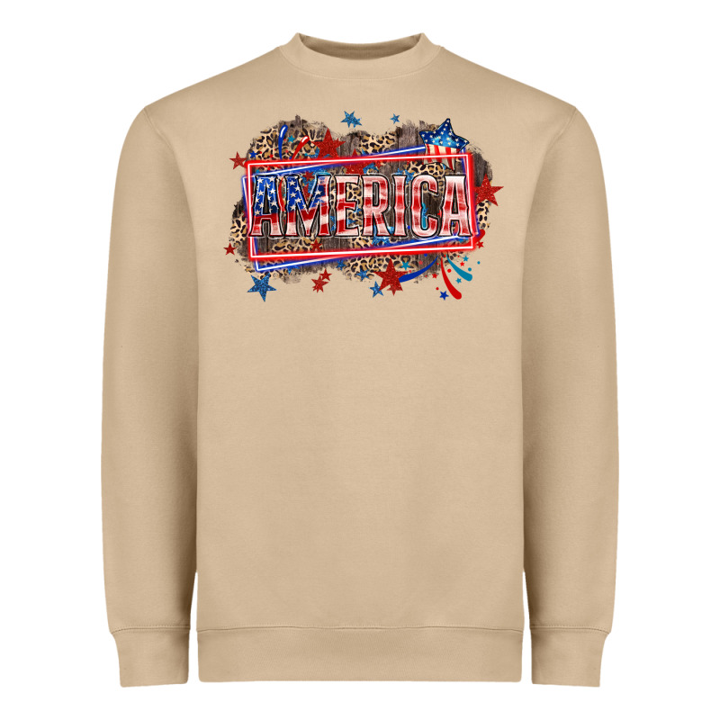 America Heavyweight Sweatshirt by HowdyJamesFarm | Teevron