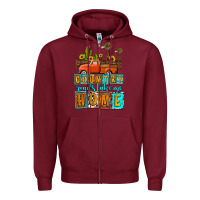 Burgundy country roads take me home olivia Zipper Hoodie - OliviaCreatesArt