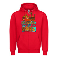 Red country roads take me home olivia Zipper Hoodie - OliviaCreatesArt