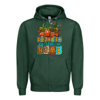 Sports Green country roads take me home olivia Zipper Hoodie - OliviaCreatesArt