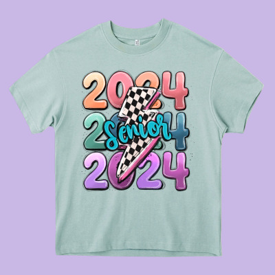 2024 Senior Heavy Core Tee Designed By Maliassmallbusiness