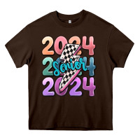 Chocolate Brown 2024 senior Heavy Core Tee - MaliasSmallBusiness