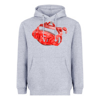 Heather Grey Chin Guard Fa Element Heavyweight Hoodie - FaDigitalArtStudio