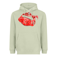 Matcha Chin Guard Fa Element Heavyweight Hoodie - FaDigitalArtStudio