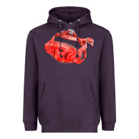 Plum Chin Guard Fa Element Heavyweight Hoodie - FaDigitalArtStudio