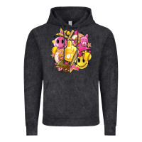 Vintage Black retro softball Vintage Hoodie - Artiststas