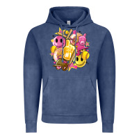 Vintage Denim retro softball Vintage Hoodie - Artiststas