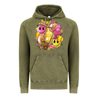 Vintage Olive retro softball Vintage Hoodie - Artiststas