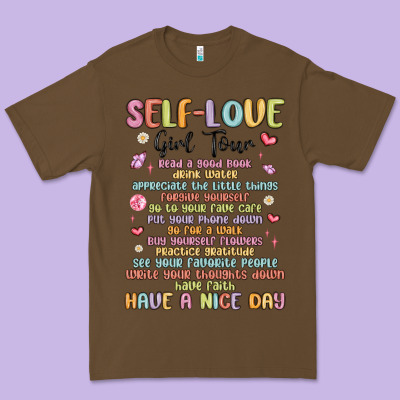 Self Love Girl Tour Malias Premium Tee Designed By Maliassmallbusiness