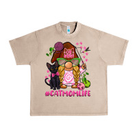 French Oak cat mom  life gnome Urban Heavy Tee - BarkalooDesign