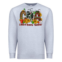 Heather Grey christmas cna certified nursing assistant Premium Sweatshirt - FaDigitalArtStudio