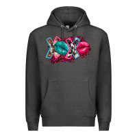 Charcoal Heather Western xoxo Premium Hoodie - FaDigitalArtStudio