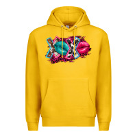 Lemon Western xoxo Premium Hoodie - FaDigitalArtStudio