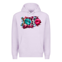 Lilac Western xoxo Premium Hoodie - FaDigitalArtStudio
