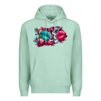 Seafoam Western xoxo Premium Hoodie - FaDigitalArtStudio