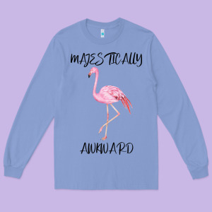 Majestically Awkward Long Sleeve Tee Designed By Bettercallsaul