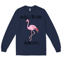 Navy Majestically Awkward Long Sleeve Tee - Bettercallsaul