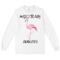 White Majestically Awkward Long Sleeve Tee - Bettercallsaul