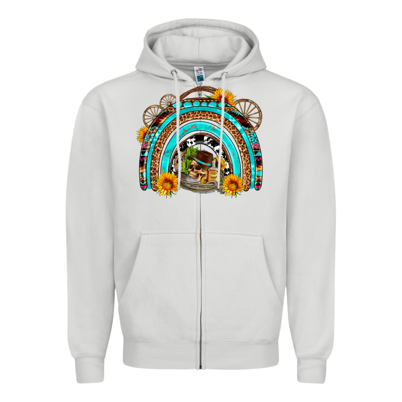 Easter Rainbow Olivia Zipper Hoodie by OliviaCreatesArt | Teevron